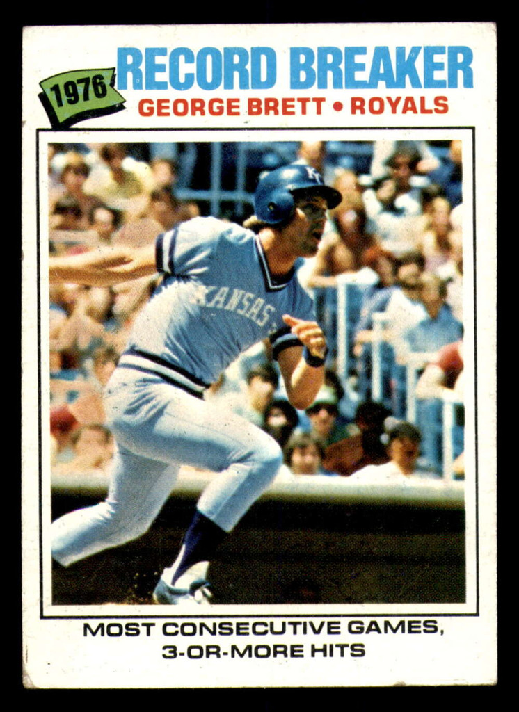 1977 Topps #231 George Brett RB Excellent+ Royals RB  ID:313978