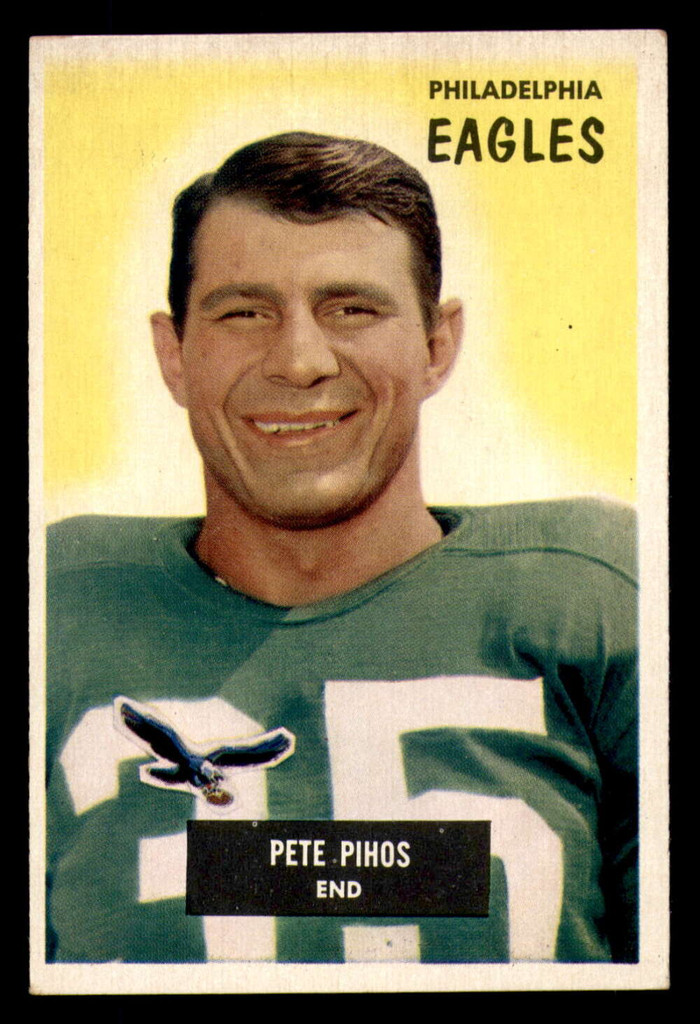 1955 Bowman #10 Pete Pihos Ex-Mint Eagles   ID:315453