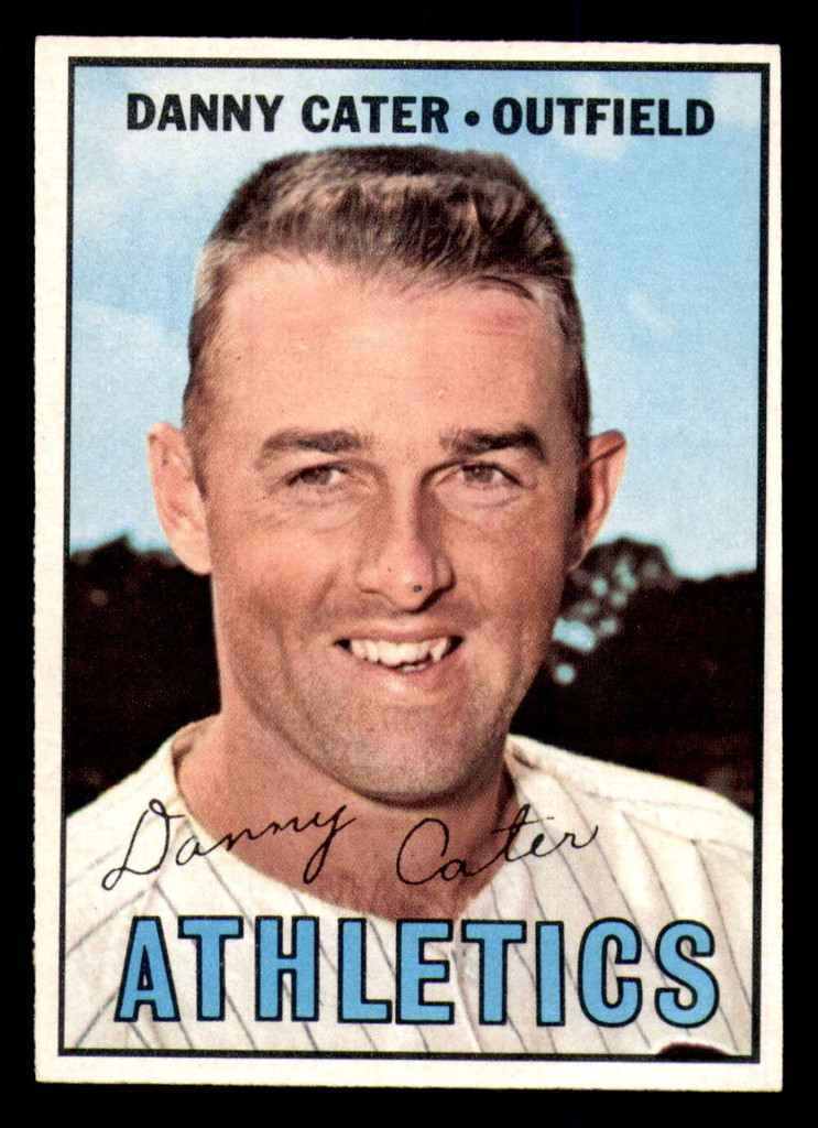 1967 Topps #157 Danny Cater Near Mint Athletics   ID:316286