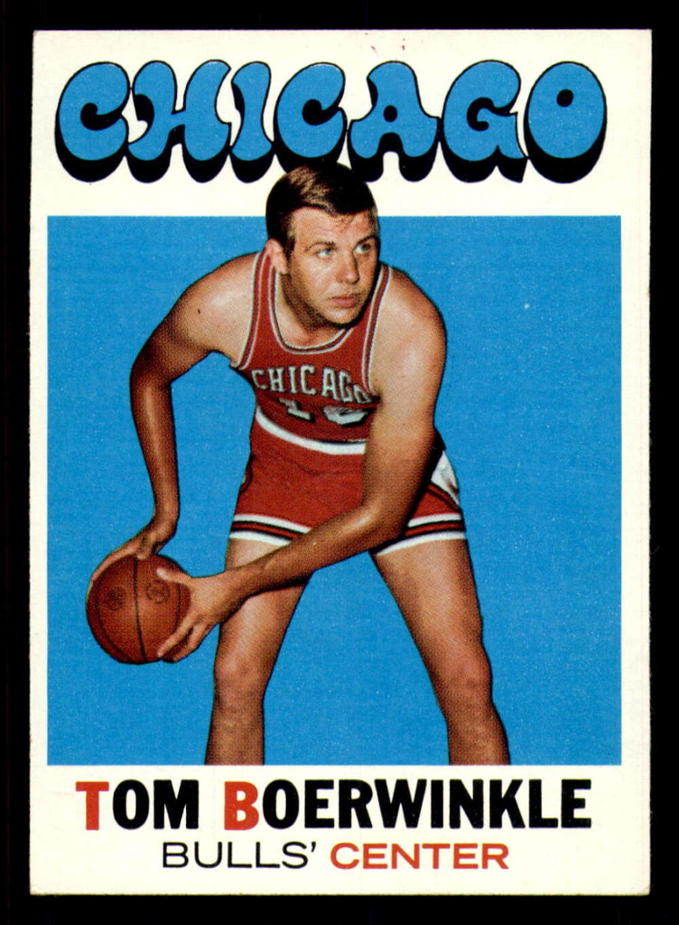1971-72 Topps #15 Tom Boerwinkle DP Ex-Mint Bulls DP    ID:317526
