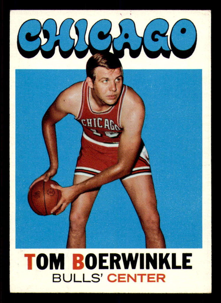 1971-72 Topps #15 Tom Boerwinkle DP Near Mint Bulls DP    ID:317527