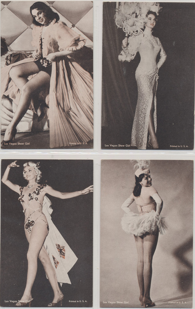 1950s Las Vegas Show Girls Exhibits size lot 23  #*sku29256w