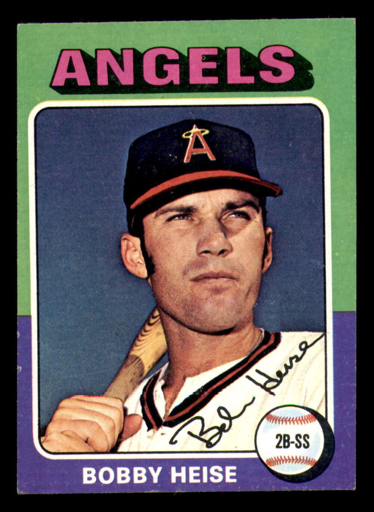 1975 Topps Mini #441 Bob Heise Excellent+ Angels    ID:318021
