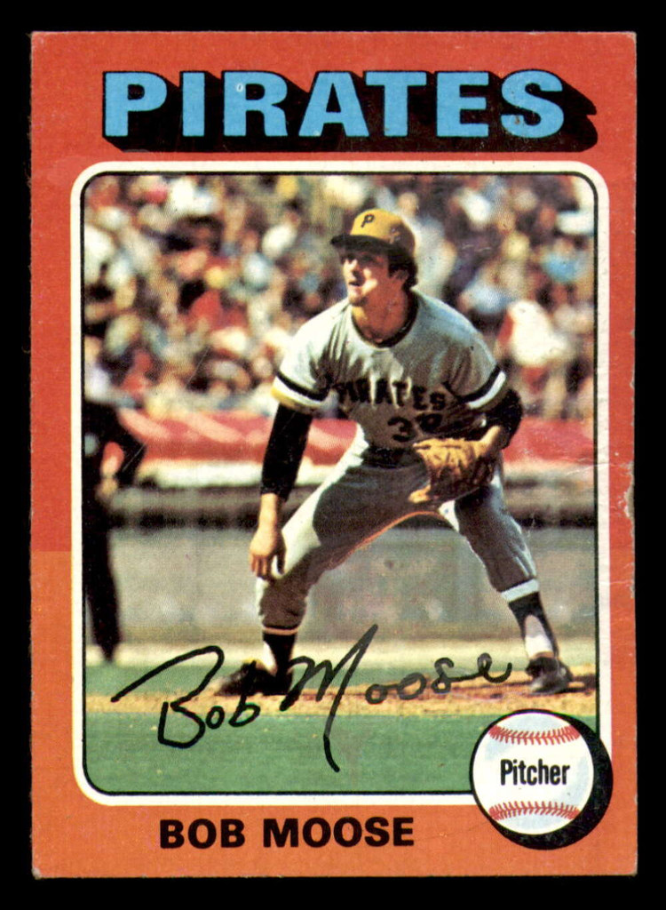 1975 Topps Mini #536 Bob Moose Ex-Mint Pirates  ID:318116