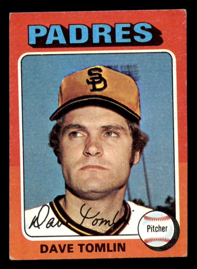 1975 Topps Mini #578 Dave Tomlin Excellent+ RC Rookie Padres    ID:318158