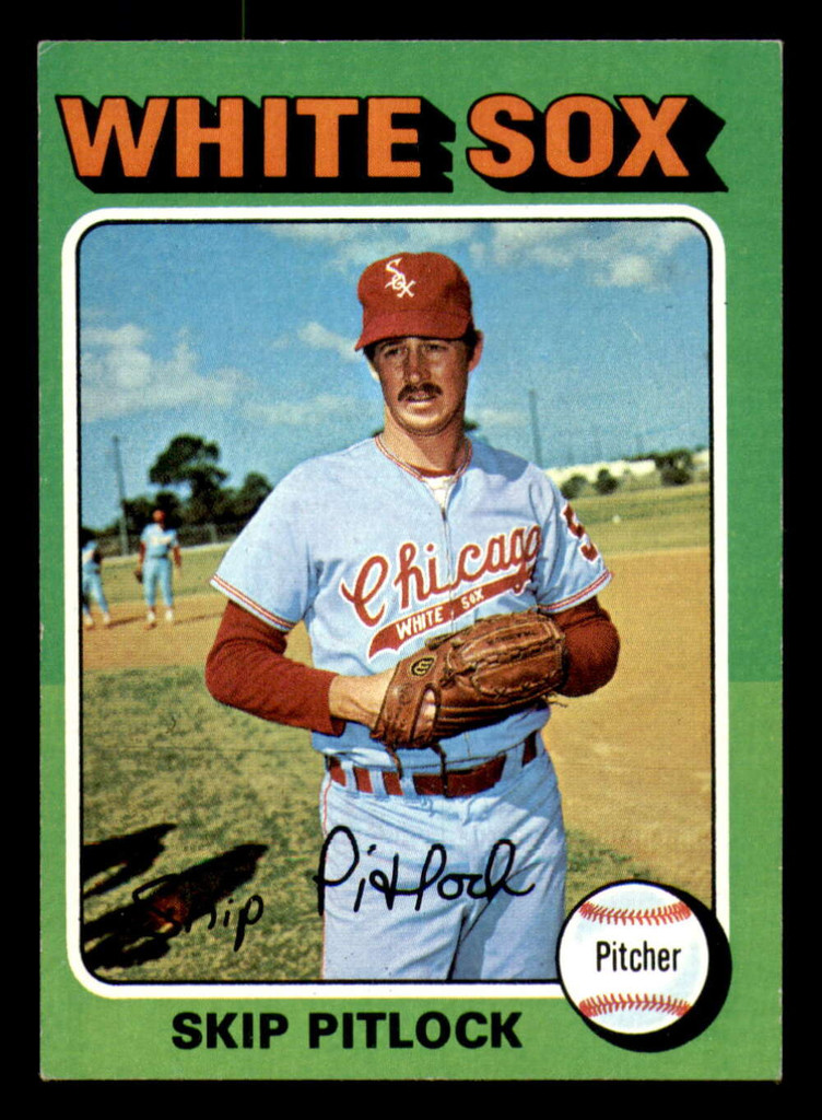 1975 Topps Mini #579 Skip Pitlock Ex-Mint White Sox  ID:318159