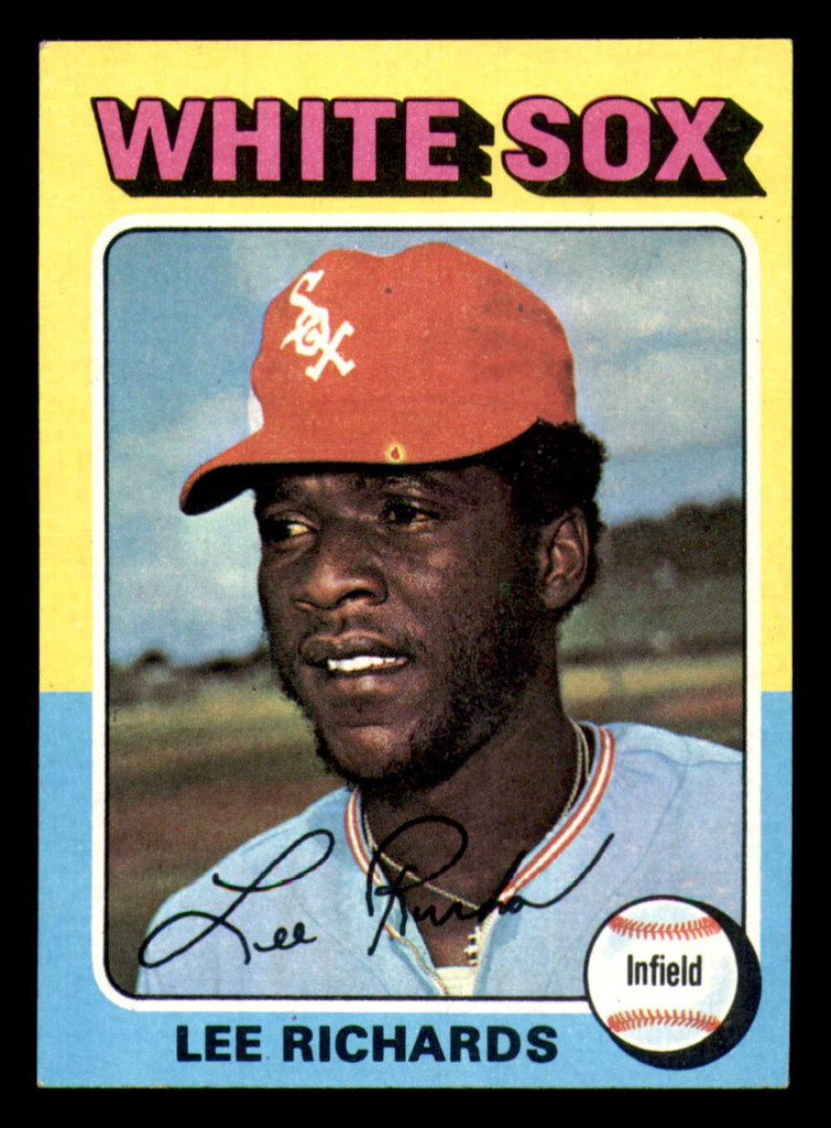 1975 Topps Mini #653 Lee Richard Ex-Mint White Sox  ID:318233