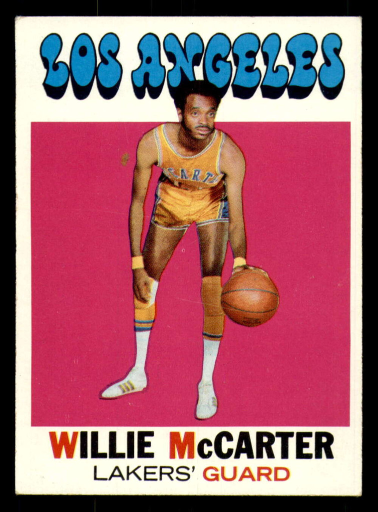 1971-72 Topps #101 Willie McCarter Ex-Mint Lakers    ID:318332