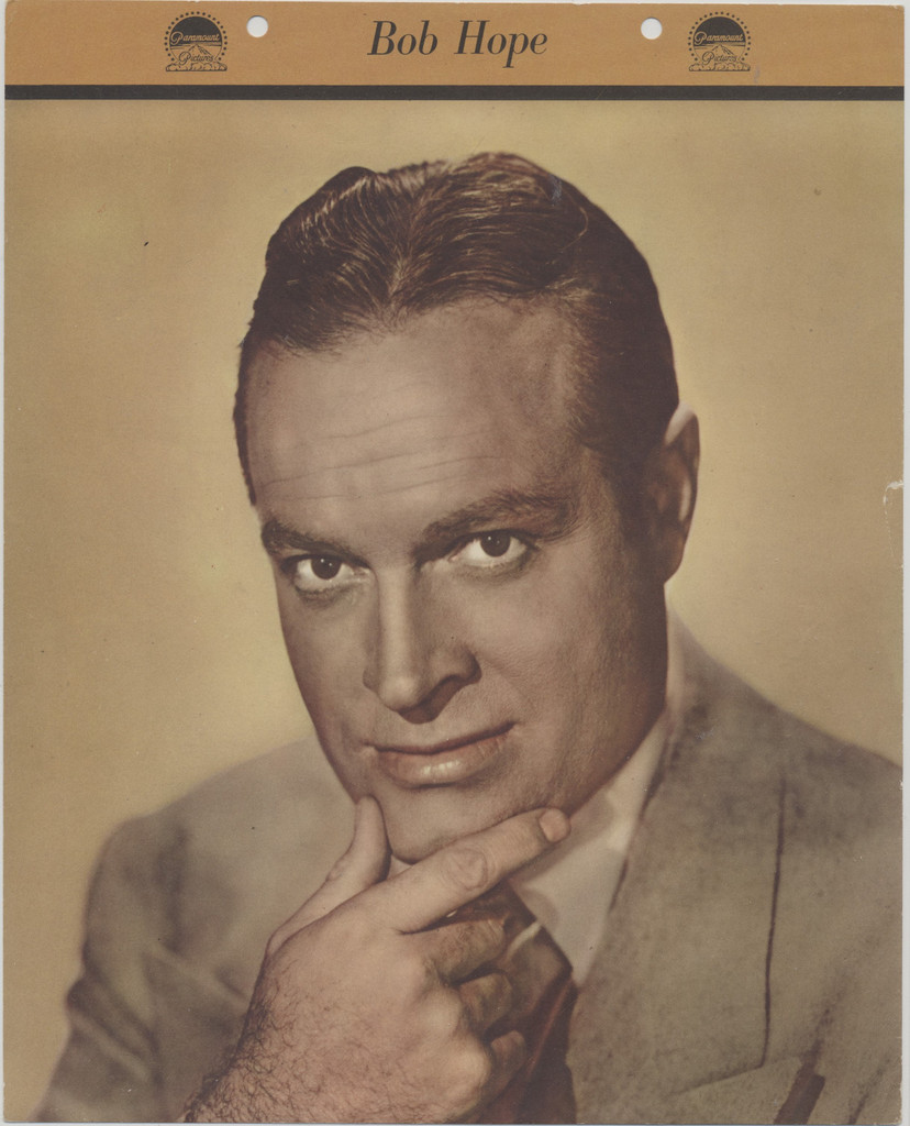 1947 Dixie Premiums Bob Hope 8 By 10 Inches Color Photo  #*