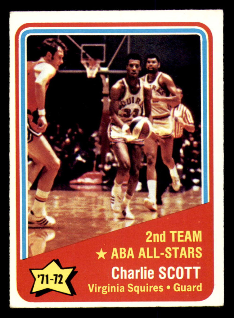 1972-73 Topps #258 Charlie Scott AS Excellent+ AS    ID:318559