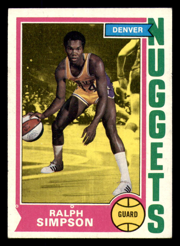 1974-75 Topps #219 Ralph Simpson Ex-Mint Nuggets   ID:318686