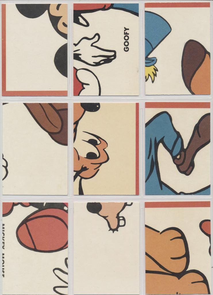 1965 Donruss Disneyland Puzzle Back Set 66(HIGH GRADE)  #*sku34150