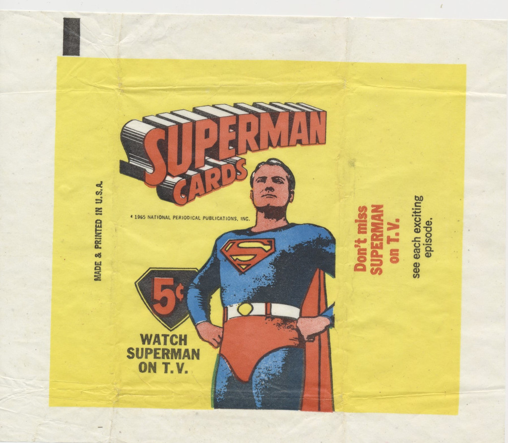 1965 Topps Superman 5 Cents Wrapper  #*sku34165