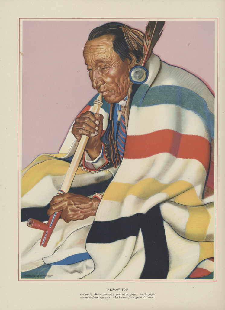 1947 Great Northern Railway Co. 24 Art Prints Blackfeet Indians By Winold Reiss  #*