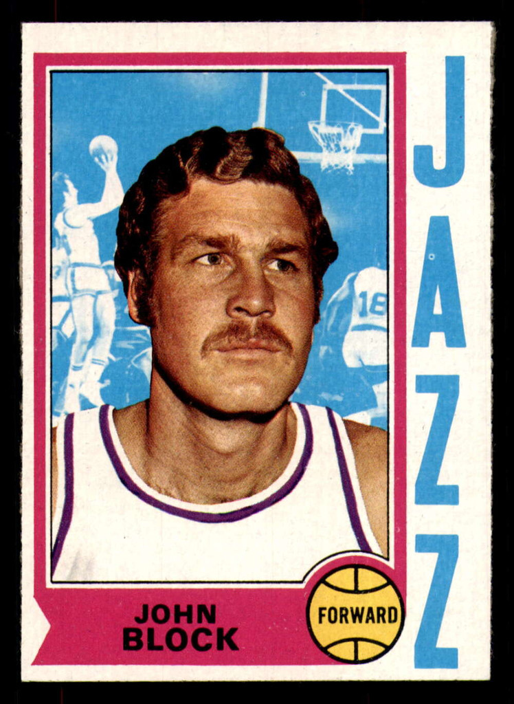 1974-75 Topps #168 John Block Near Mint Jazz   ID:319158