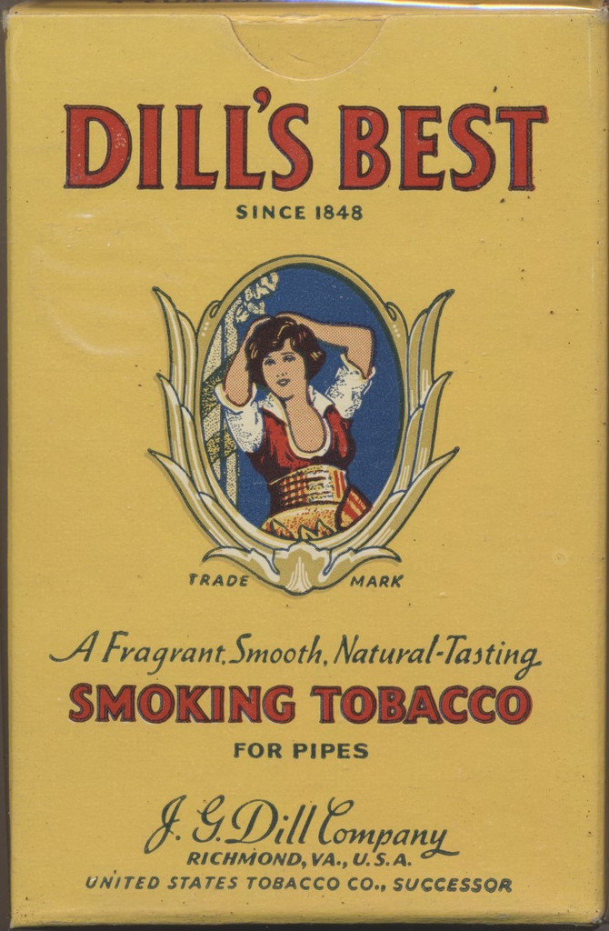 1920'S J.G. DILL & CO. DILL'S BEST PIPE TOBACCO  #*