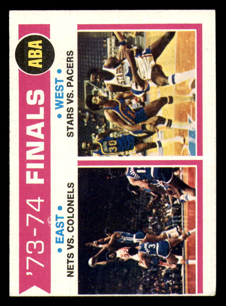 1974-75 Topps #248 ABA Divison Finals Excellent+   ID:319222