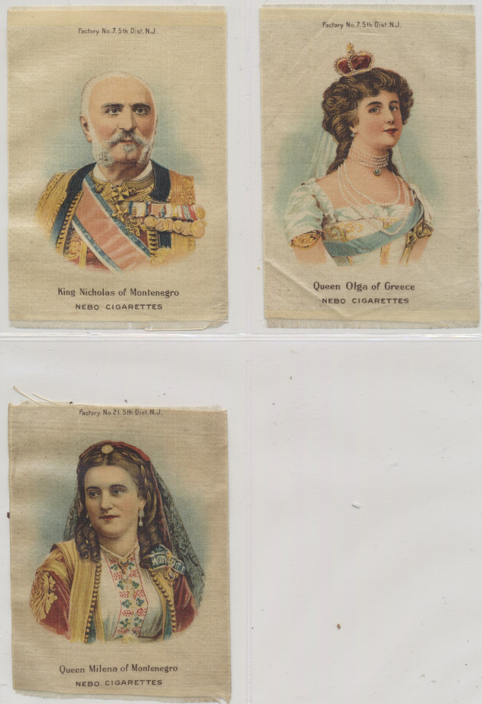 1910 S-79 Rulers Of The Balkans & Italy Lot Of 3 Measurers 3 1/4 by 5 inches  #*