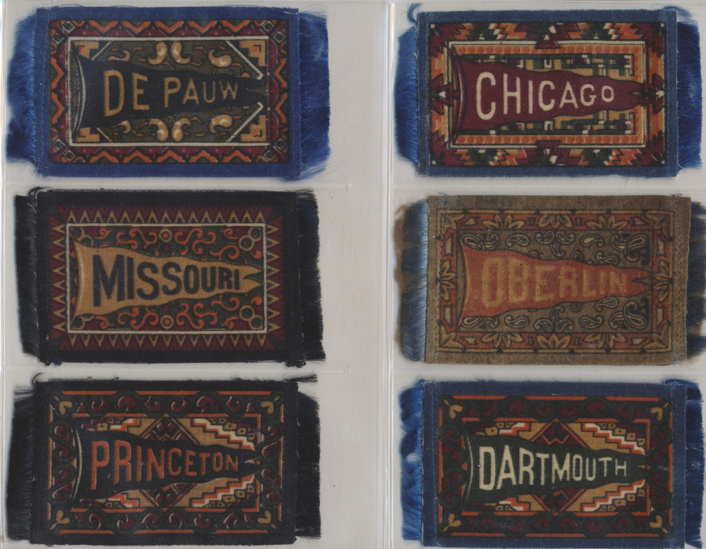 1912-1915 B51-3 College Pennants Fringe Set 49 Have 6 Different 1 Variation  #*