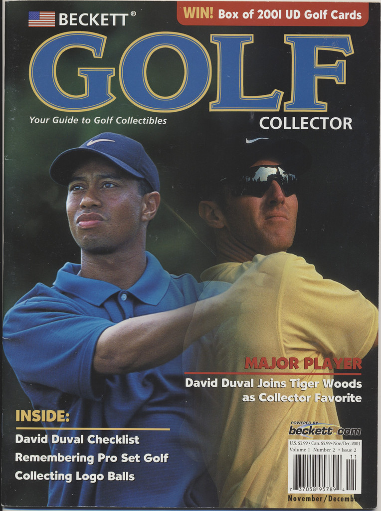 2001 #2 Beckett Golf Collector Magazine  #*