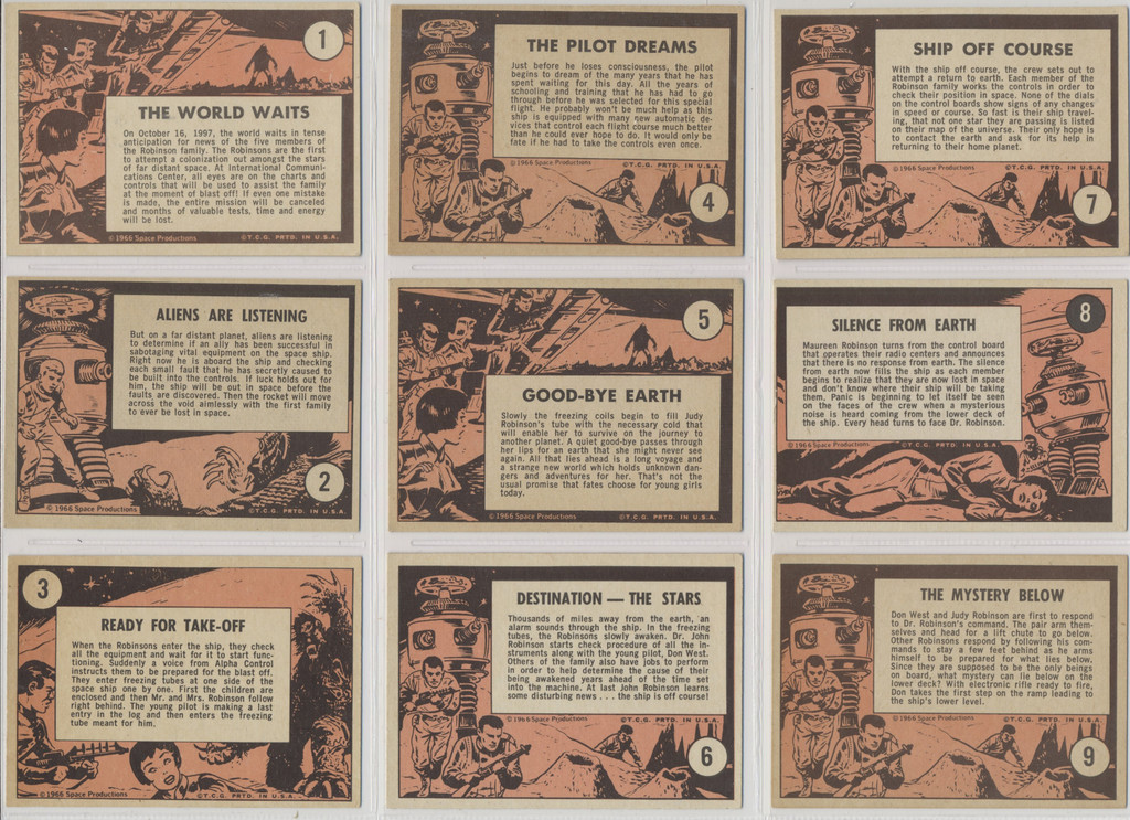 1966 Topps  Lost In Space  Set  55 #1 Set  #*sku34238