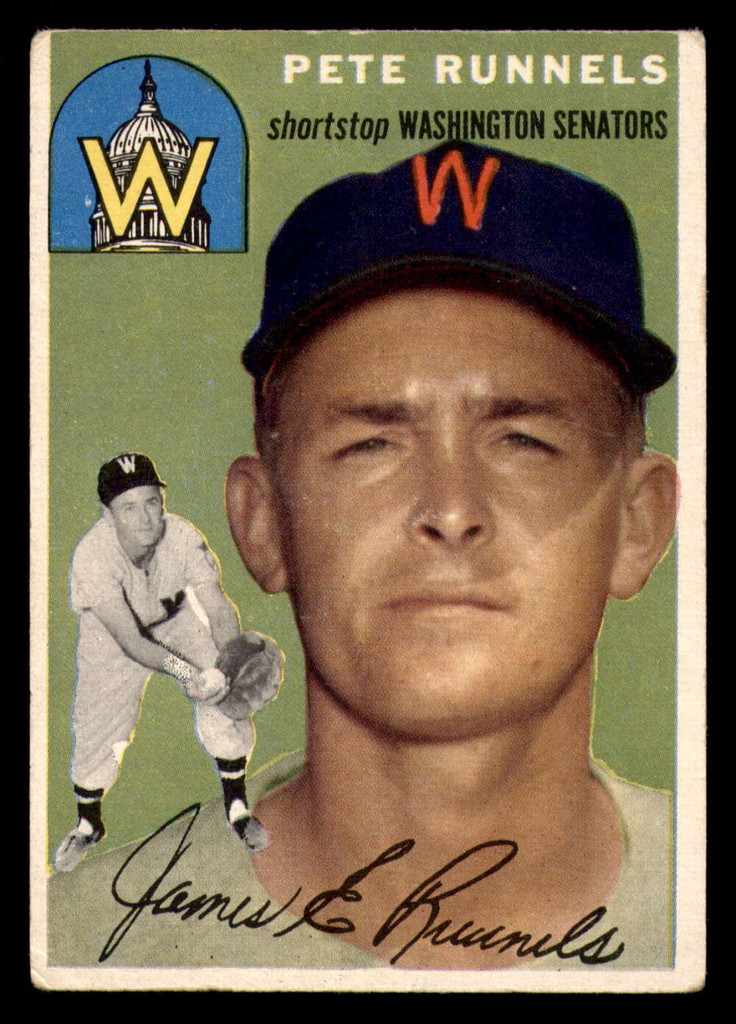 1954 Topps #6 Pete Runnels Very Good  ID: 320704