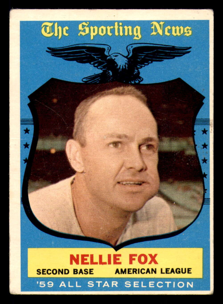 1959 Topps #556 Nellie Fox AS Very Good  ID: 320776