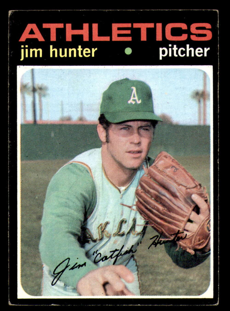 1971 Topps # 45 Jim Hunter Excellent+  ID: 320873