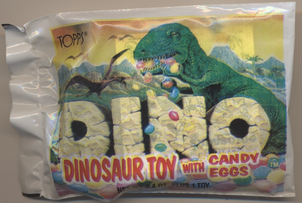 1988 Topps Dino Toys With Candy Eggs 1 Unopened Bag  #*