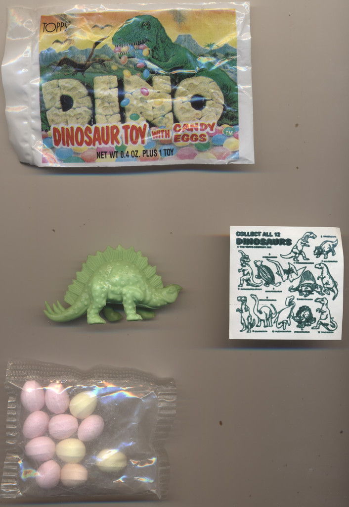1988 Topps Dino Toys With Candy Eggs 1 Unopened Bag  #*