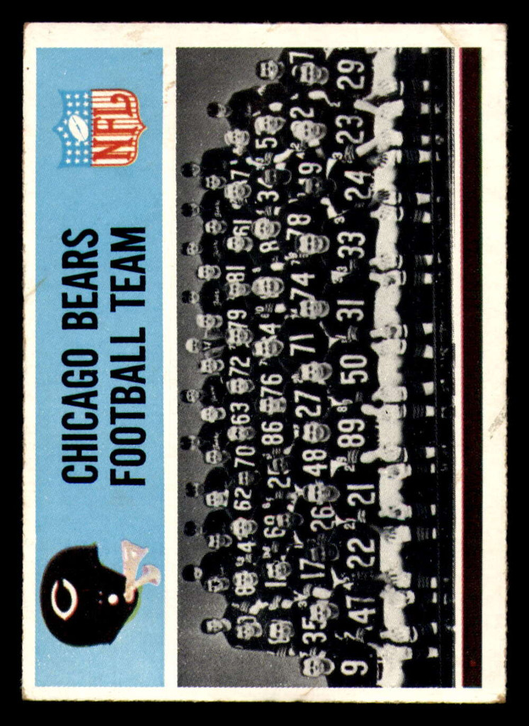 1966 Philadelphia #27 Bears Team VG-EX 