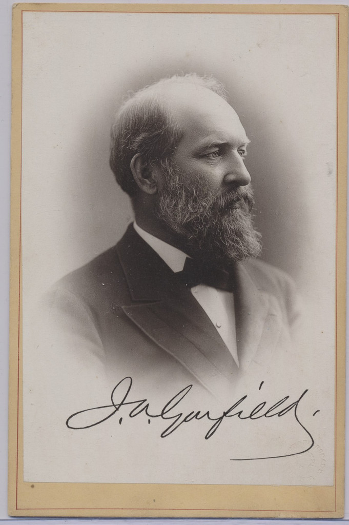 1870's To 1880.s Cabinet James A. Garfield   4 by 6 1/2 inches  #*sku34294
