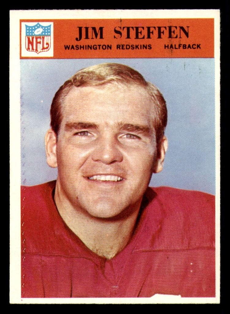 1966 Philadelphia #193 Jim Steffen Ex-Mint Redskins   ID:321773