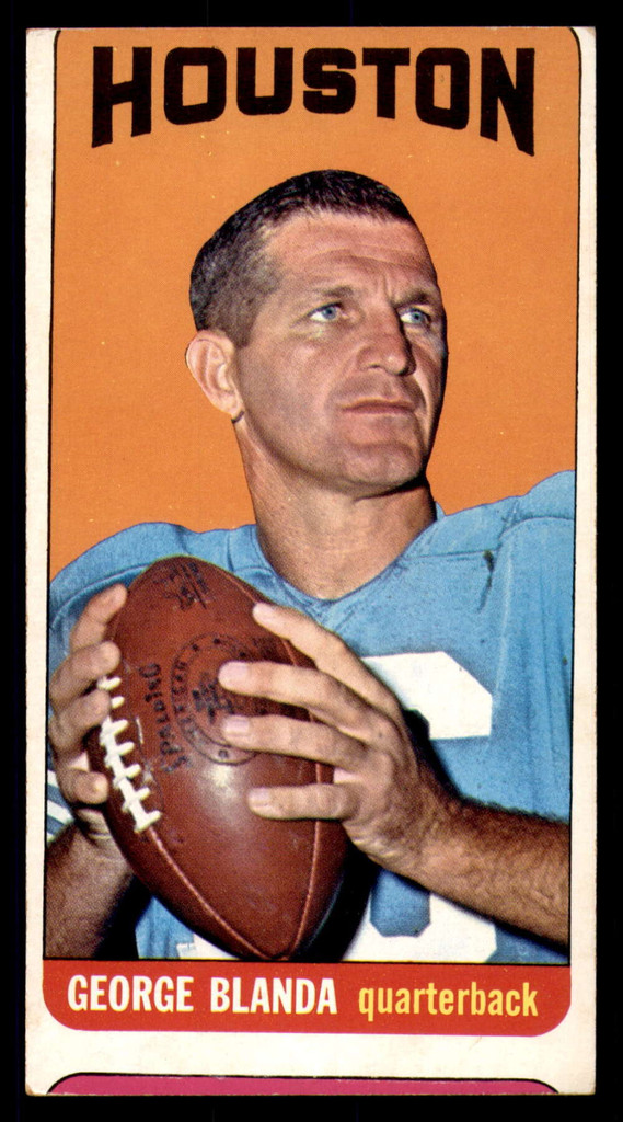 1965 Topps #69 George Blanda Miscut SP Oilers    ID:321876