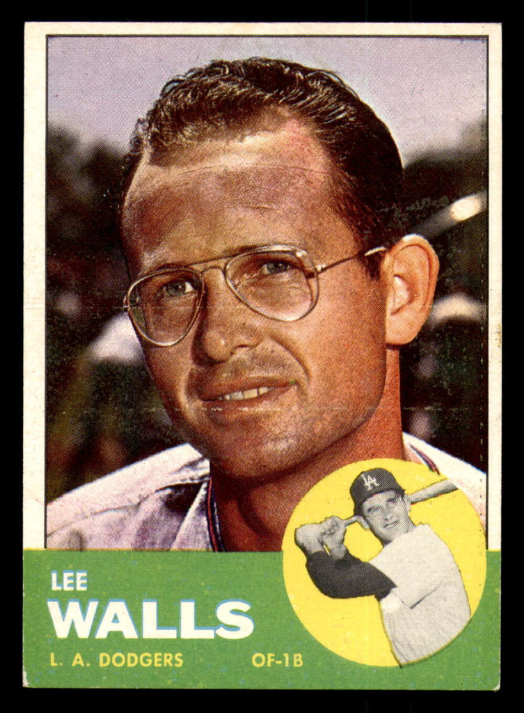1963 Topps #11 Lee Walls Excellent+ Dodgers   ID:321993