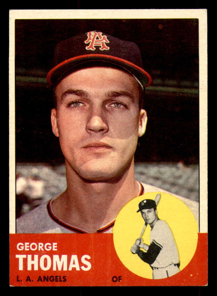 1963 Topps #98 George Thomas Ex-Mint Angels   ID:322169