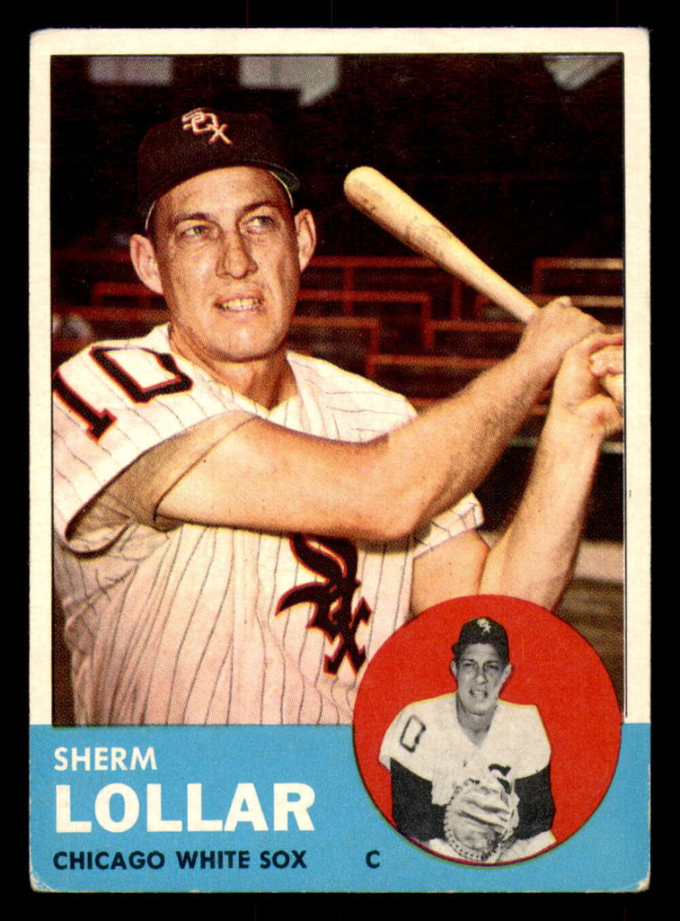 1963 Topps #118 Sherm Lollar VG-EX White Sox   ID:322207