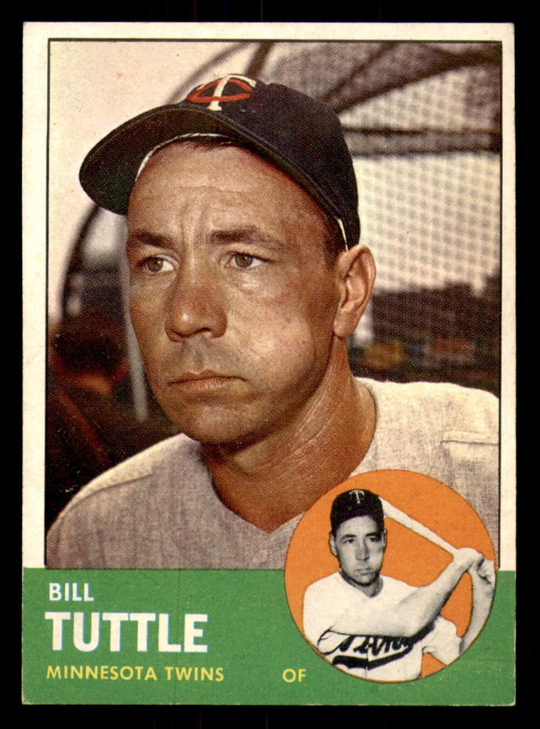 1963 Topps #127 Bill Tuttle Ex-Mint Twins   ID:322218