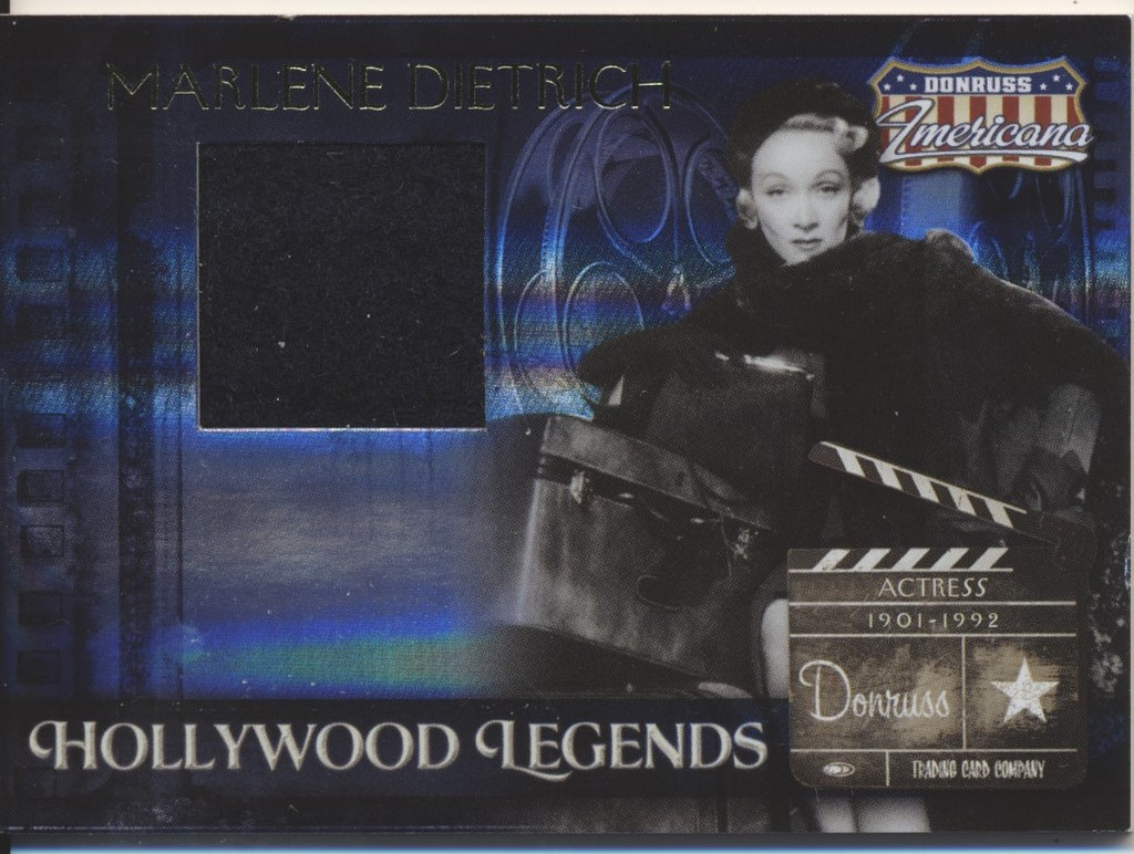 2007 Donruss Americana Hollywood Legends Materials HL36 Marlene Dietrich 074/350  #*