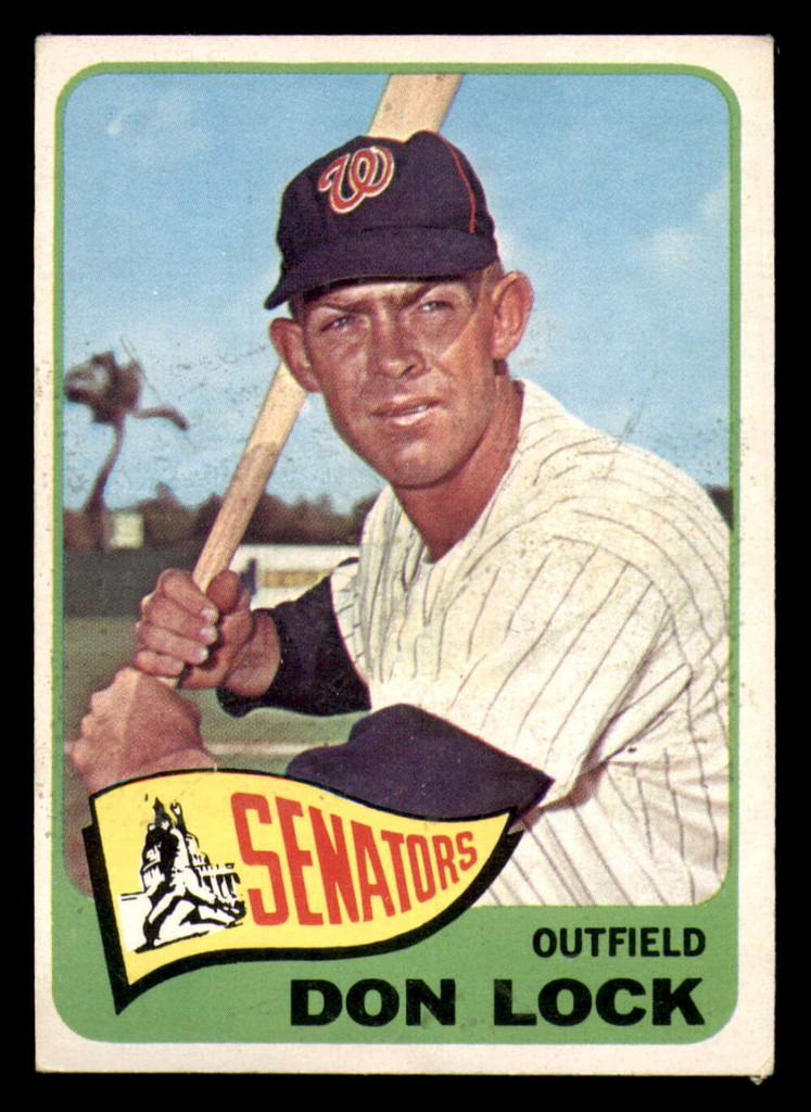 1965 Topps #445 Don Lock Excellent  ID: 325529