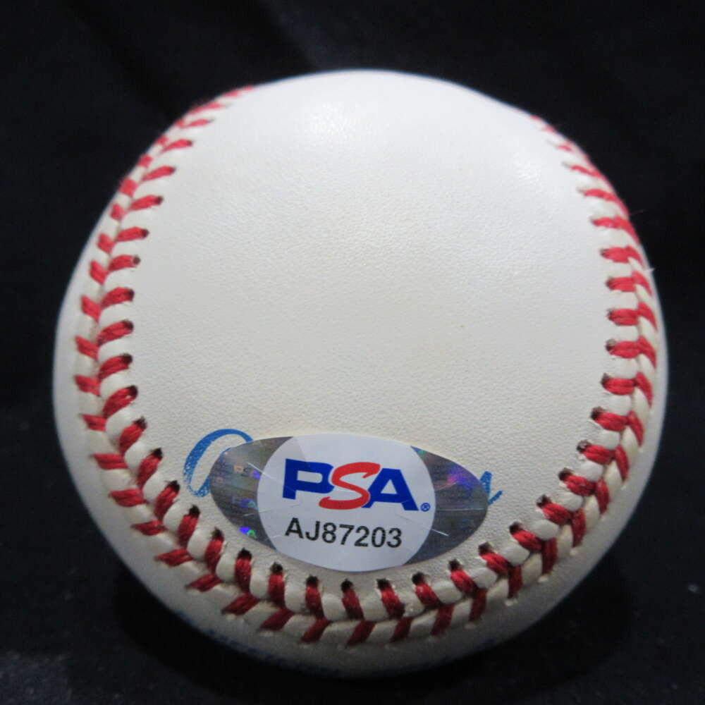 Lou Boudreau OAL Baseball Signed Auto PSA/DNA Authenticated Indians