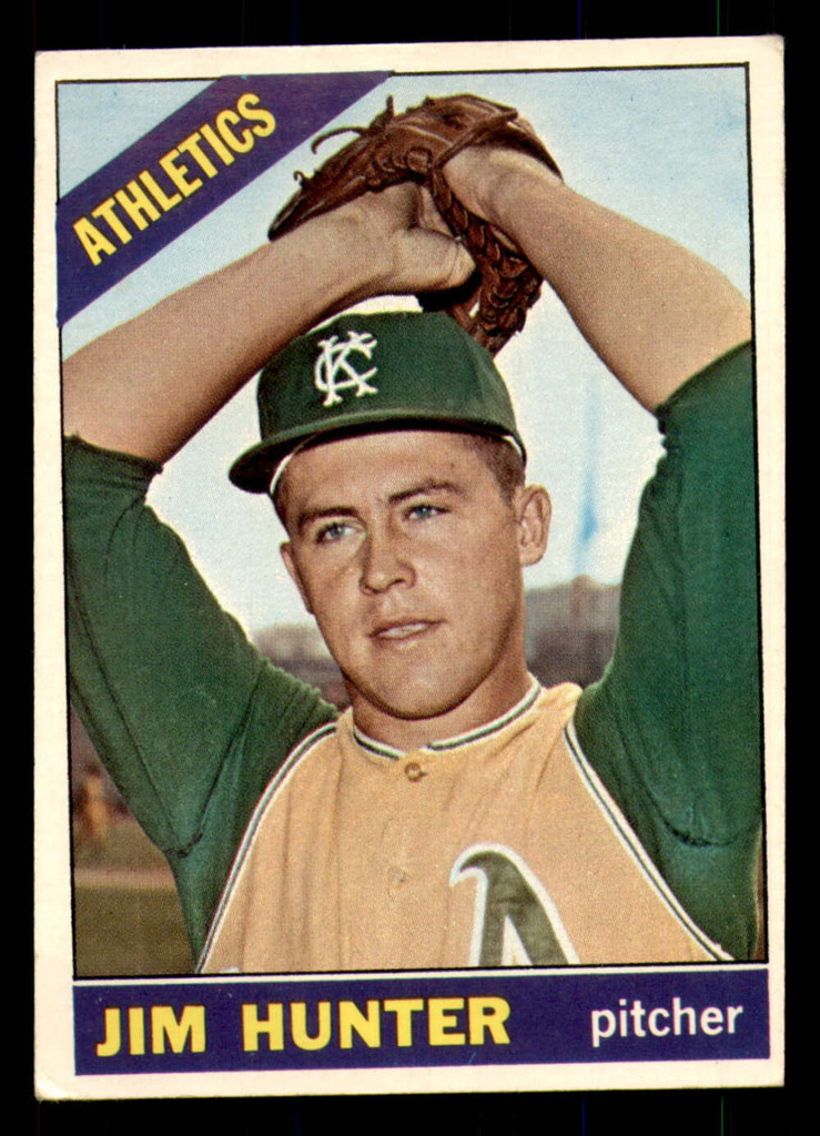 1966 Topps # 36 Jim Hunter/ DP Excellent  ID: 326308