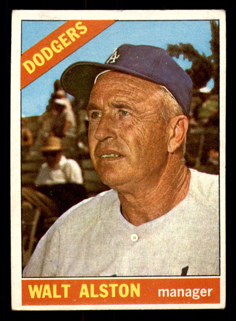 1966 Topps #116 Walt Alston MG Excellent  ID: 326839