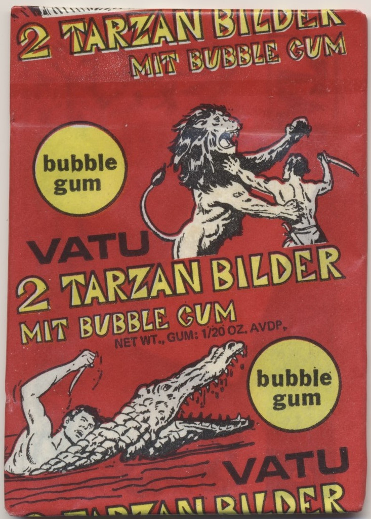 1966 Philly Vatu Chewing Gum Tarzan From Germany  #*sku34200