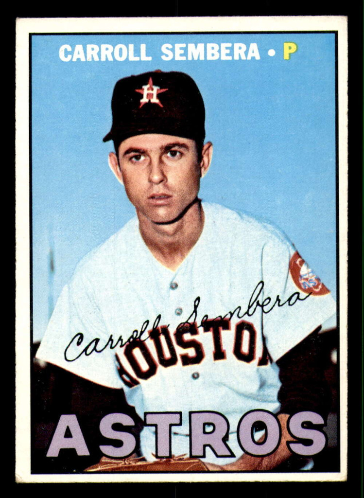 1967 Topps #136 Carroll Sembera Excellent 