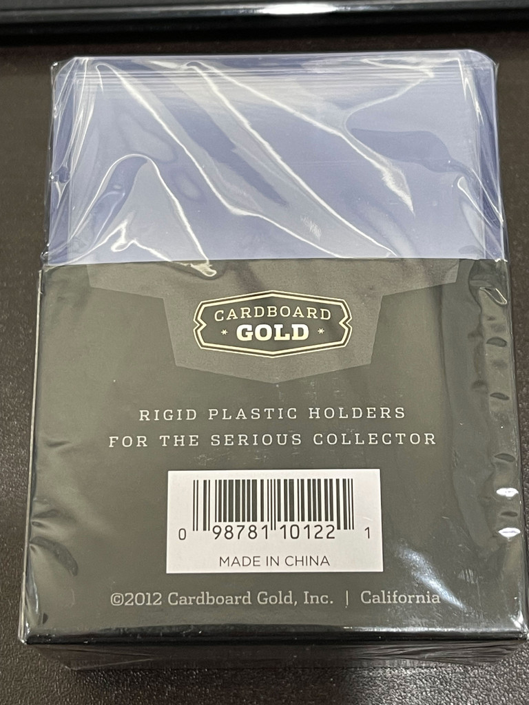 17 Packs of 25 (425 Total) Top Loaders Cardboard Gold 20pt Standard Size FREE SHIPPING