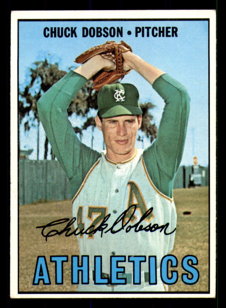 1967 Topps #438 Chuck Dobson Excellent+  ID: 329566