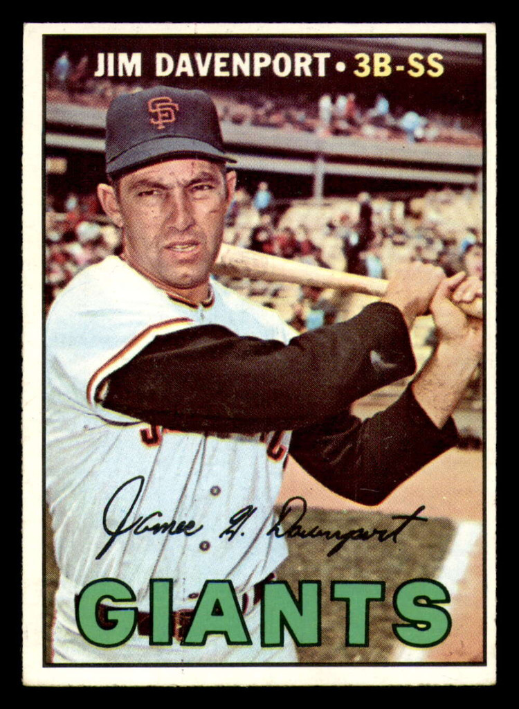 1967 Topps #441 Jim Davenport Ex-Mint  ID: 329577
