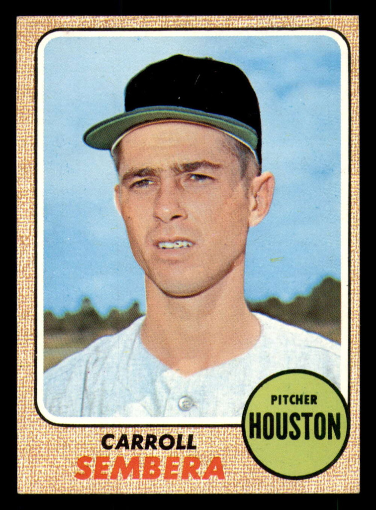 1968 Topps #207 Carroll Sembera Ex-Mint  ID: 330351
