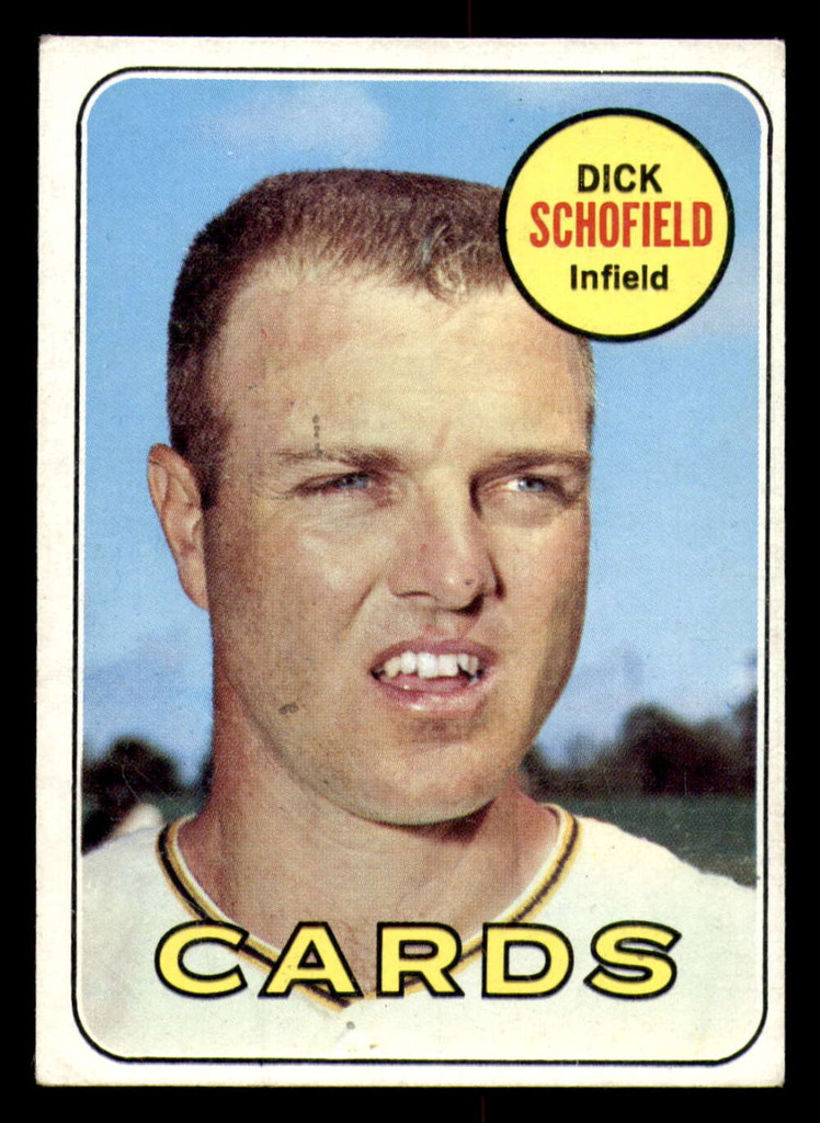 1969 Topps # 18 Dick Schofield Excellent+  ID: 331350